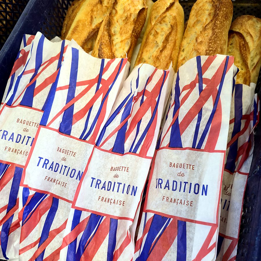 Baguettes Tradition dans leurs sacs